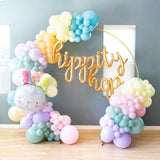 130pcs Pastel Balloon Garland Kit – Macaron Latex Balloons for Parties & Celebrations