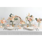 Artificial Flowers Combo For Diy Centerpieces Arrangements Wedding Bouquets Centerpieces Arrangements Party Baby Shower Home Decorations (Nude Champagne)