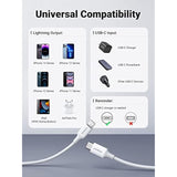 UGREEN USB C to Lightning Cable- 3FT MFi Certified PD Fast Charging Lightning Cord Compatible with iPhone 16/15/14/14 Pro/13/13 Pro/12/12 Pro/11, MacBook, iPad, AirPods Pro