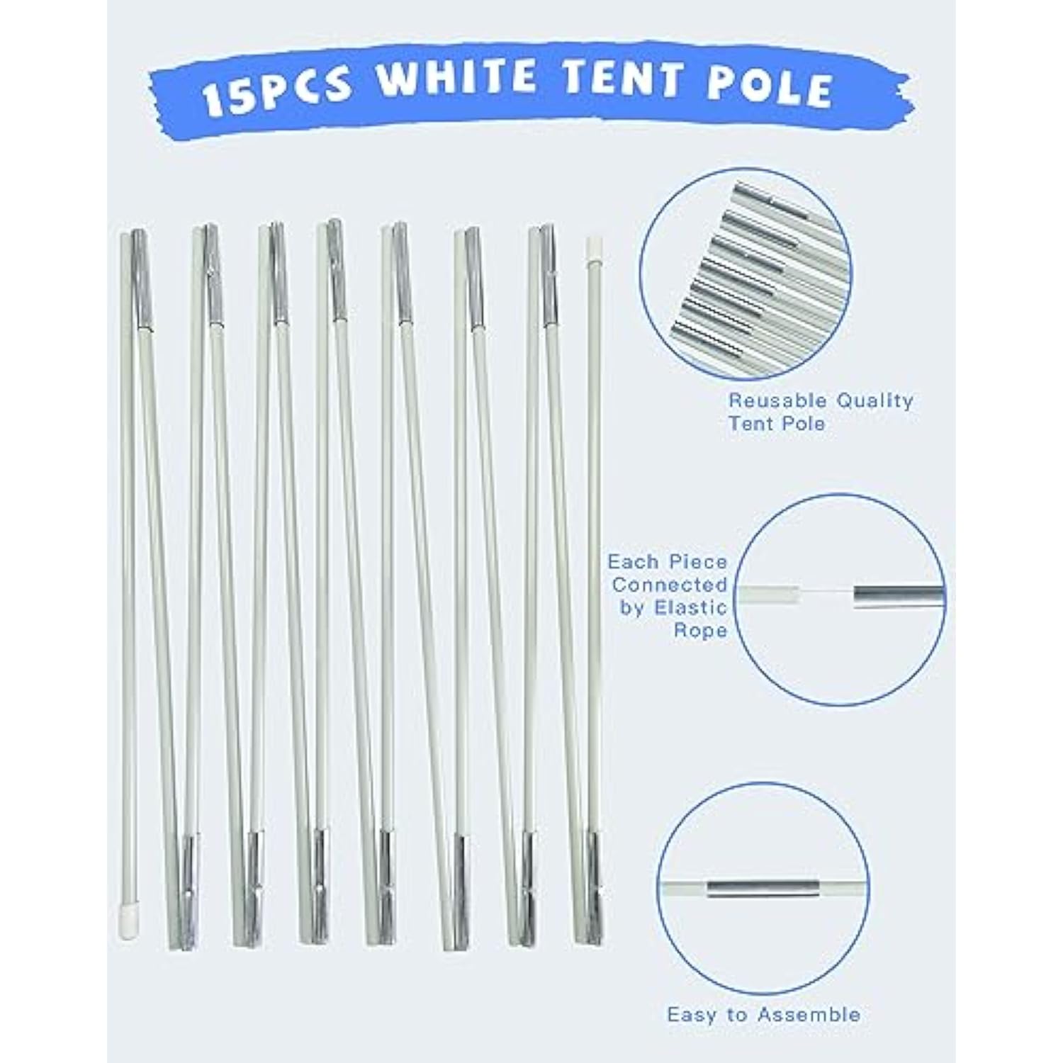 10ft x 7.5ft Adjustable Balloon Arch Frame Stand Kit for Party Decor