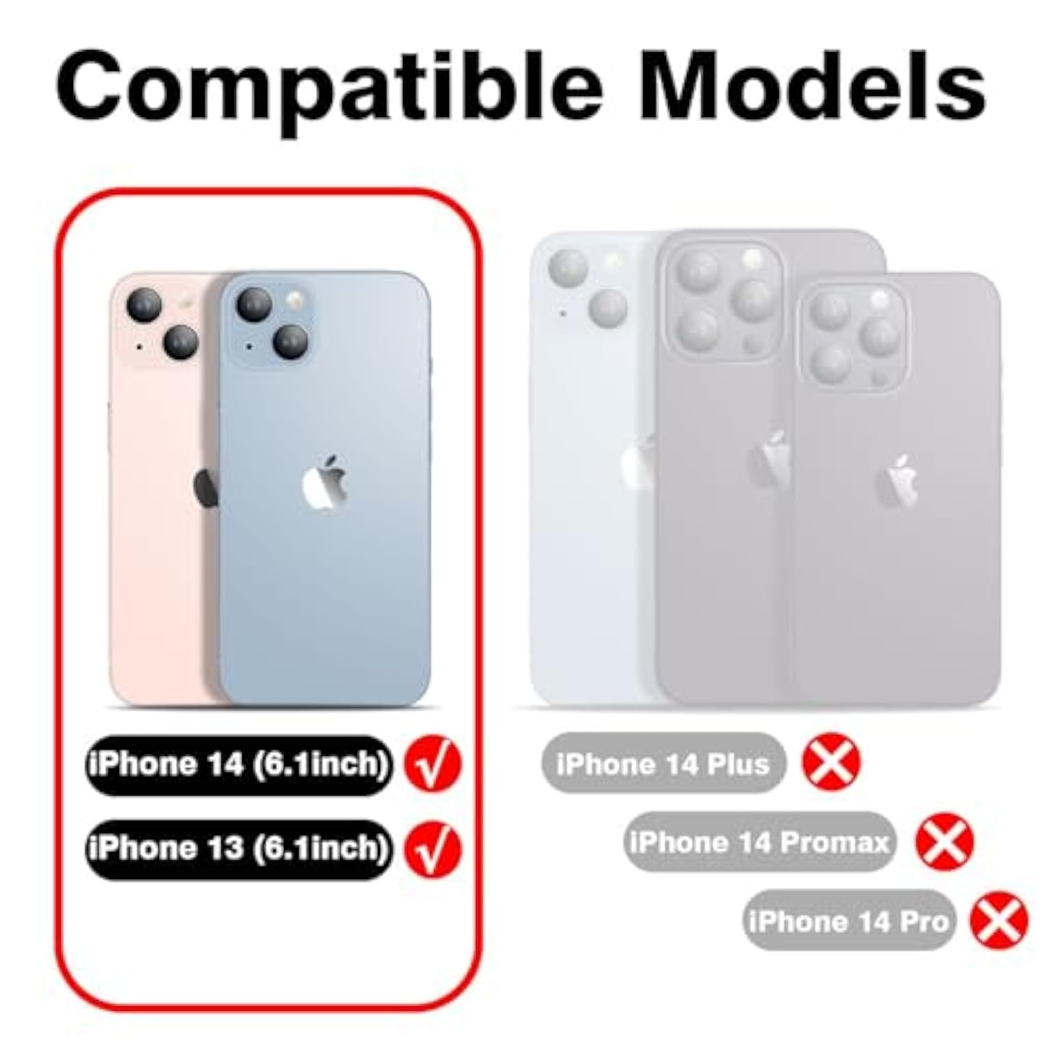 For Iphone 14 And Iphone 13 Case Clear 6.1 Inch With Pattern Design, Protective Slim Tpu Cover + Shockproof Bumper For Women And Girls (Tiny Flowers/Blue)