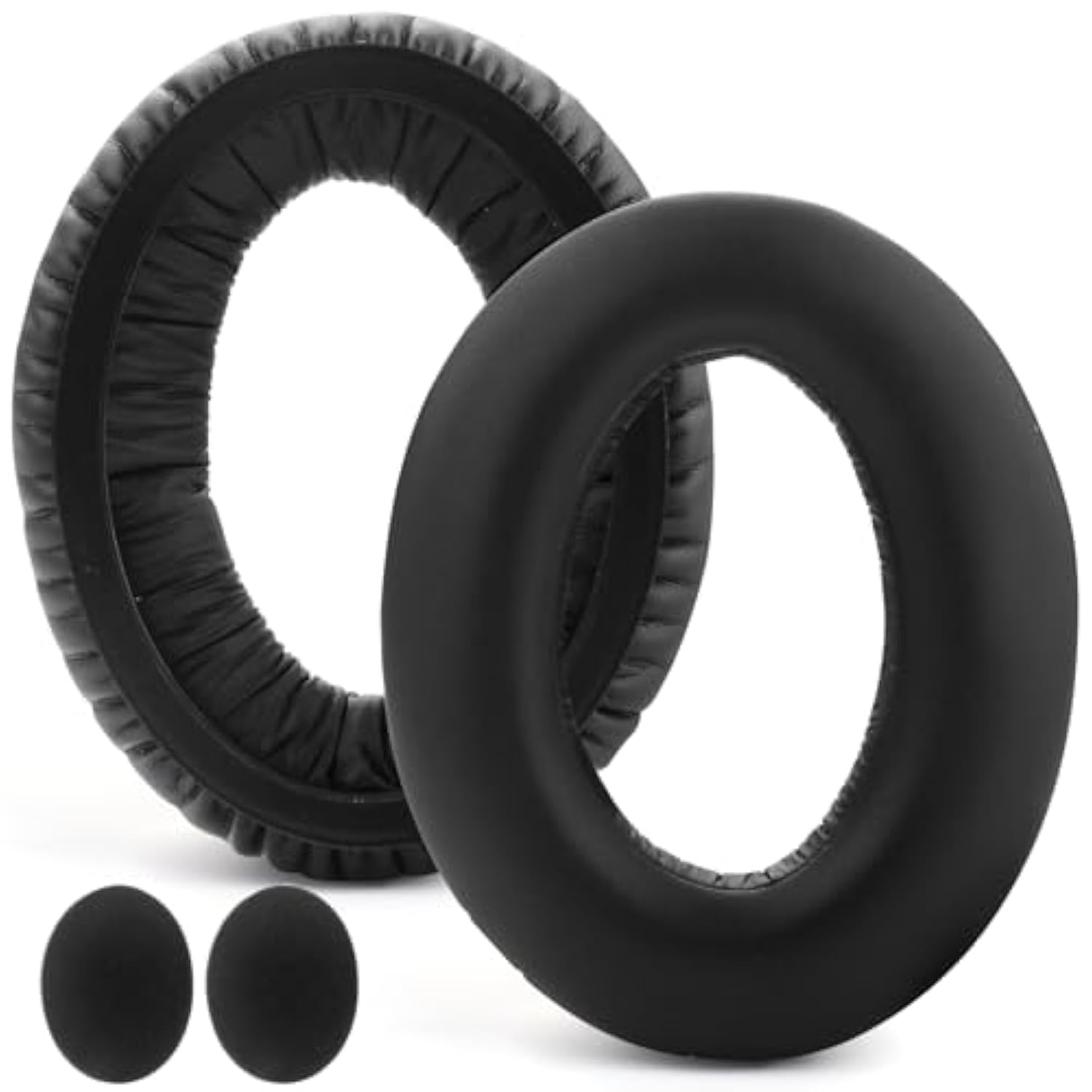 Ear Pads Replacement Ear Cushions Compatible With Sennheiser Hd599 Se Hd598 Sr Hd569 Hd559 Hd595 Pc360 Pxc450 Pxc350 Hd380 Pro Hme95 G4Me Zero Headphones Protein Leather Memory Foam Earpads - Black