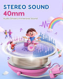 Kids Headphones, 74/85dB Safe Volume Limit, Stereo Sound, Wired On-Ear Headphones for Kids Boys Girls, 3.5mm Jack for Tablet, iPad, Kindle, YOTO