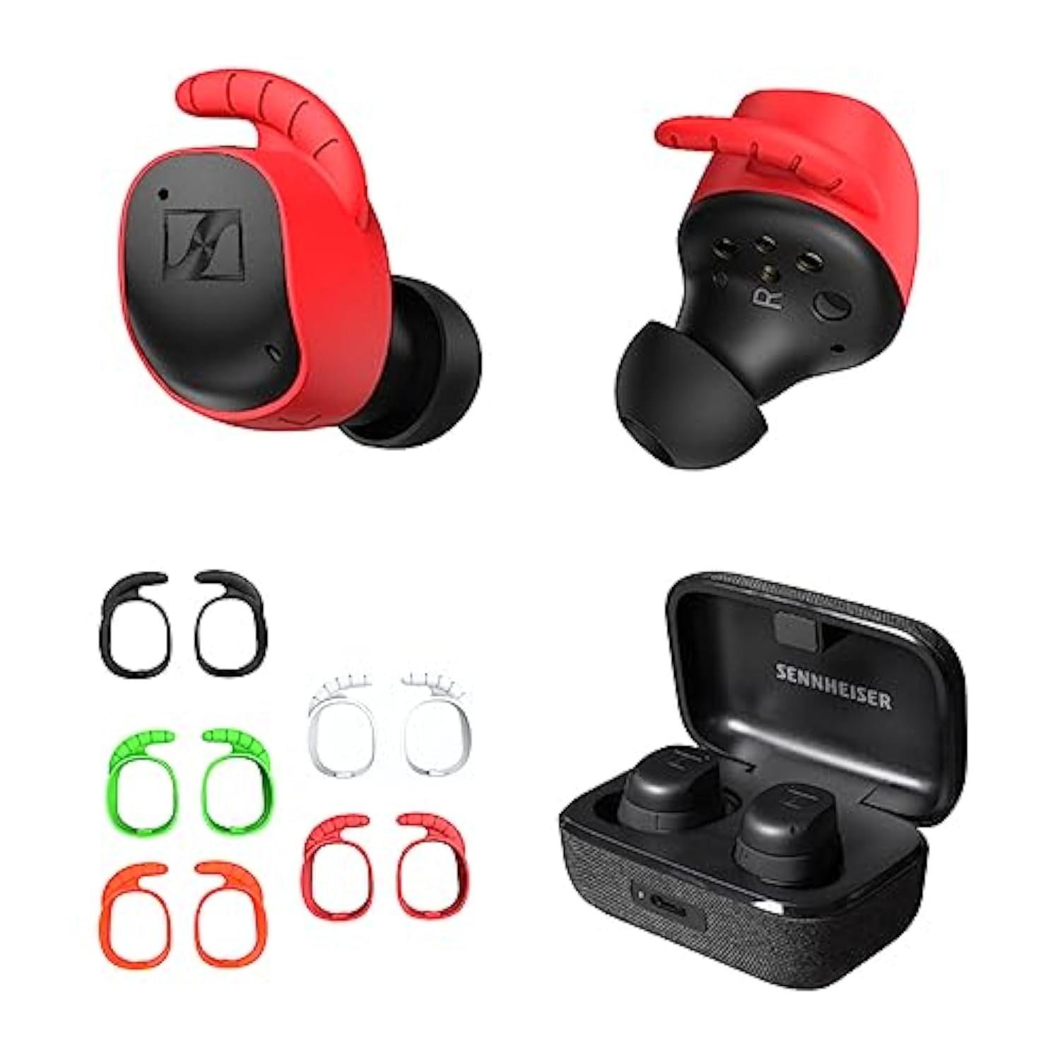 5 Pairs Sport Ear Cover For Sennheiser Momentum True Wireless 3 Ear Hook Anti-Slip Earbuds Cover - Fit In Sennheiser Momentum 3 Case