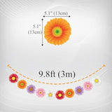 Spring Flowers Banner Easter Spring Party Decorations Paper Flowers For Baby Shower Classroom Nursery Room Photo Backdrop Wedding Shower Birthday Party Decorations