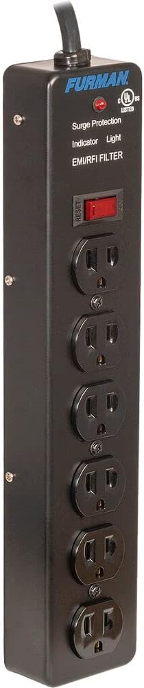 Pro Plug 6-Outlet Power Strip Surge Protector Twin Pack