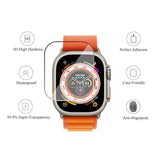 Apple Watch Ultra 2 49mm Tempered Glass Screen Protector 3-Pack Clear
