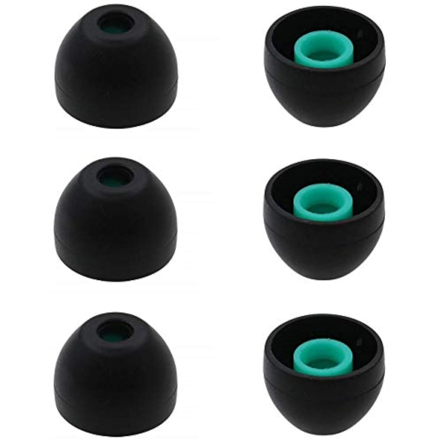 Hybrid Silicone Earbuds Ear Buds Ear Tips Ear Caps For Sony Xba, Mdr And Dr Series In-Ear Earphone Headsets 3 Pairs, Hybrid Eartips For Sony, 3 Pairs, Medium Size