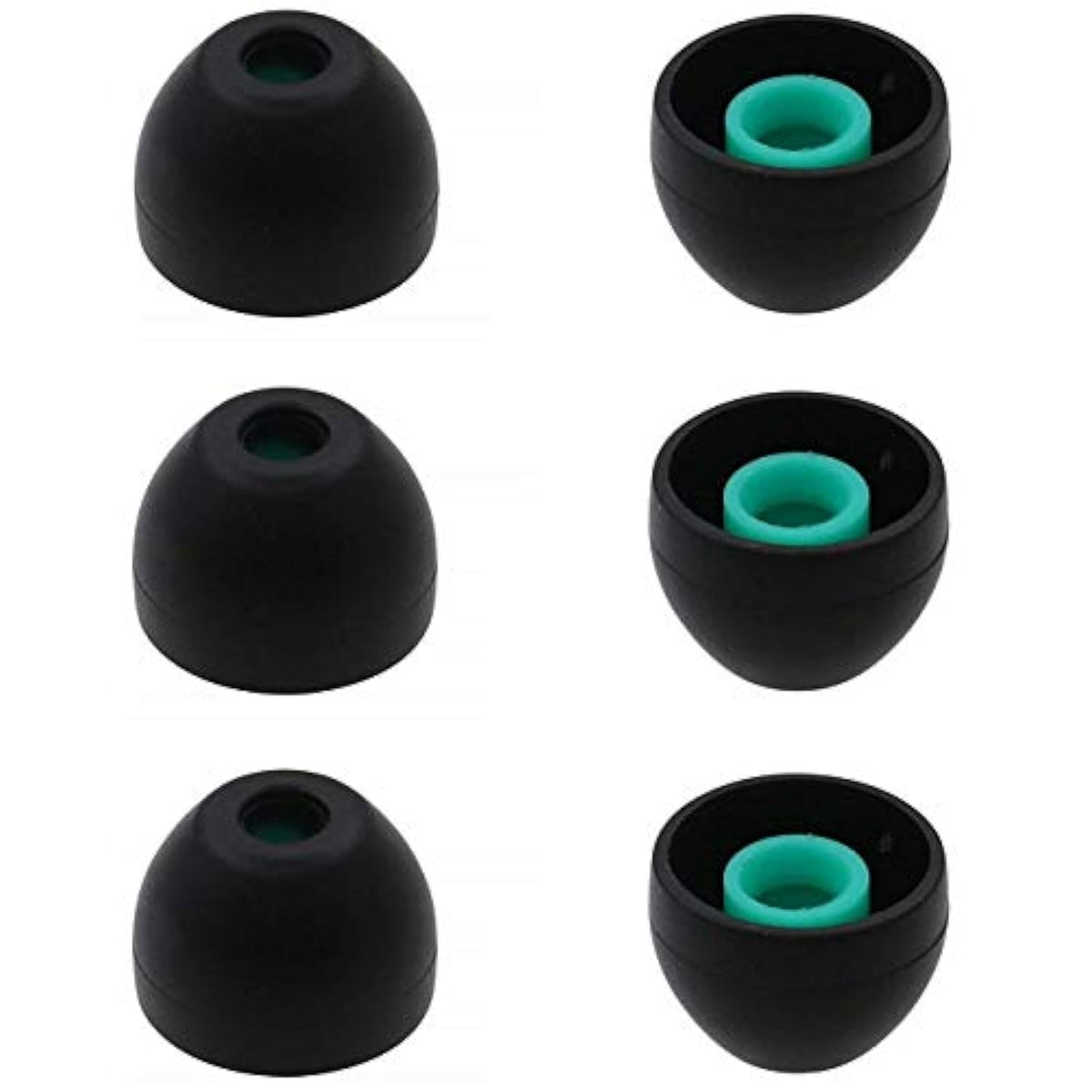 Hybrid Silicone Earbuds Ear Buds Ear Tips Ear Caps For Sony Xba, Mdr And Dr Series In-Ear Earphone Headsets 3 Pairs, Hybrid Eartips For Sony, 3 Pairs, Medium Size