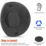 Cooling Gel Ear Pads Replacement Headband Ear Cushions Compatible With Sennheiser Hdr170/Tr 170/Rs170/Hdr160/Rs160/Tr160/Hdr180/Tr180/Rs180 Headset Earpads Head Band With Ice Silk Fabric