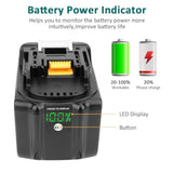 18V 9.0Ah Replacement Battery Compatible With Bl1830 Bl1840 Bl1850 Bl1860 Bl1890 Lithium-Ion Battery Tools With Led Indicator