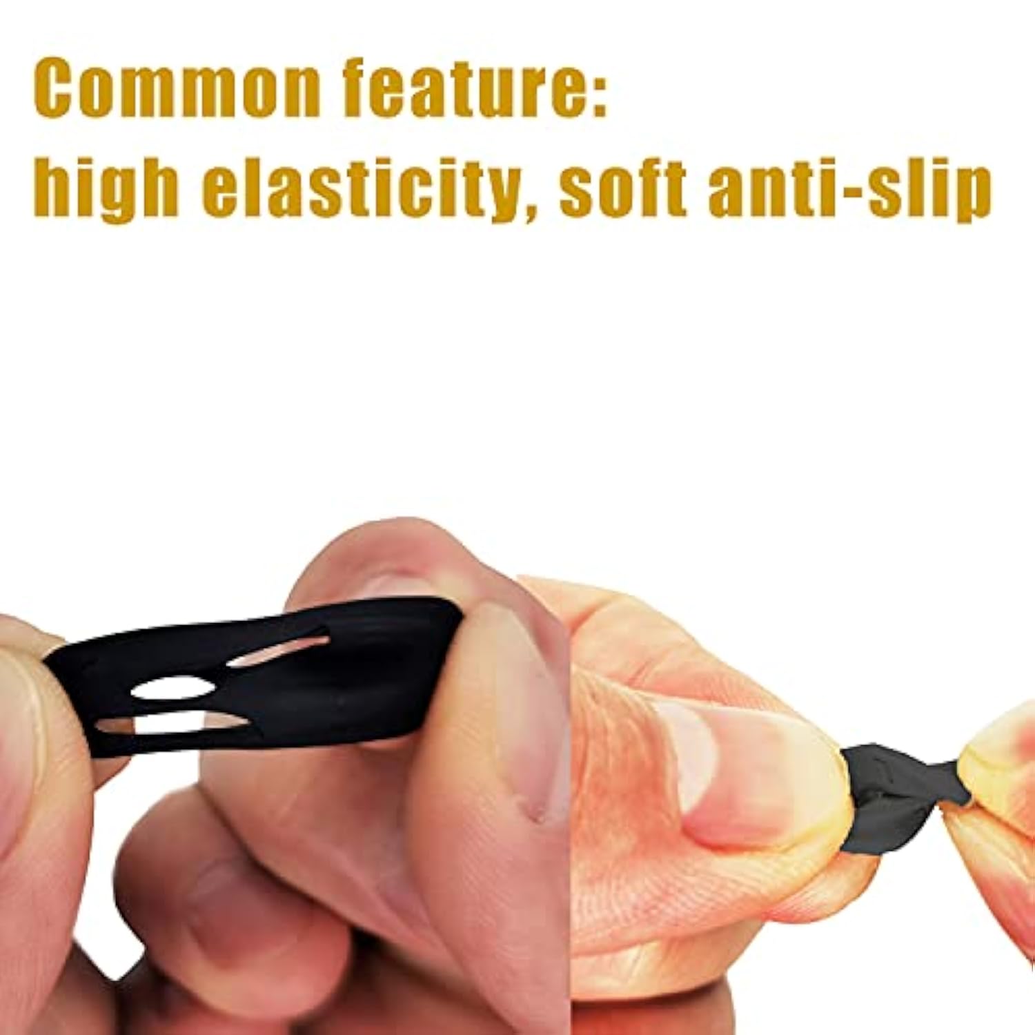 Galaxy Buds Live Ear Tips Replacement Buds Live Ear Wing Tips Silicone Earbuds Cover Skin Cap Ear Tips For Samsung Galaxy Buds Live Case Cover Anti-Slip Fit In Charging Case(Black+Black)