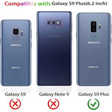 For Samsung Galaxy S9 Plus Case, Galaxy S9+ Plus Case With [2 Pack] 3D Curved Screen Protector, [Military-Grade] Magnetic Ring Stand Protective Phone Case Covers For S9 Plus [Not Fit S9], Black