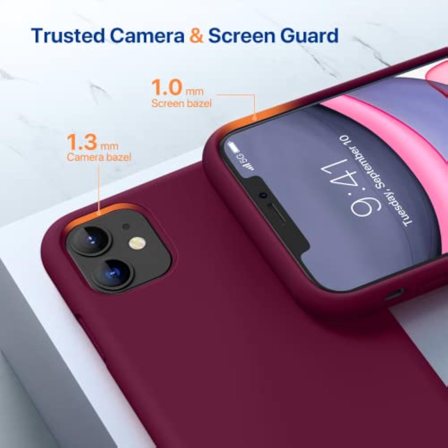 iPhone 14 Pro Case 6.1-inch with Screen Protector