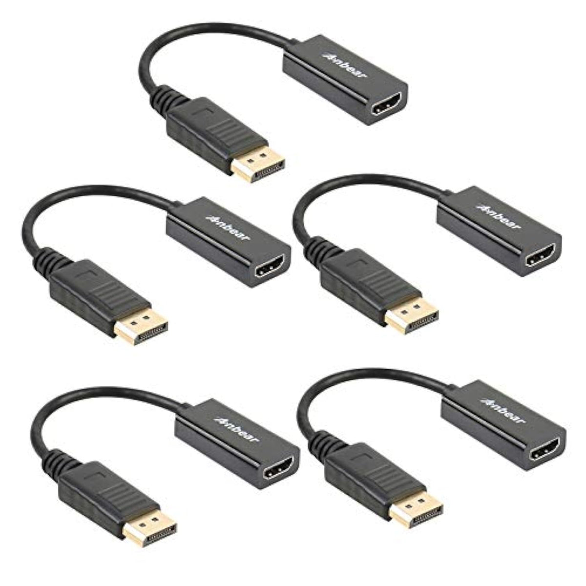 Displayport To Hdmi Adapter, Display Port To Hdmi Cable(Male To Female) For Di