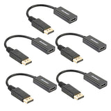 Displayport To Hdmi Adapter, Display Port To Hdmi Cable(Male To Female) For Di