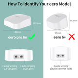 Made For Eero Pro 6/6E Wall Mount - Secure & Sleek Cable Management, Compatible With Eero Pro 6/6E, Durable Abs Material, Easy Installation