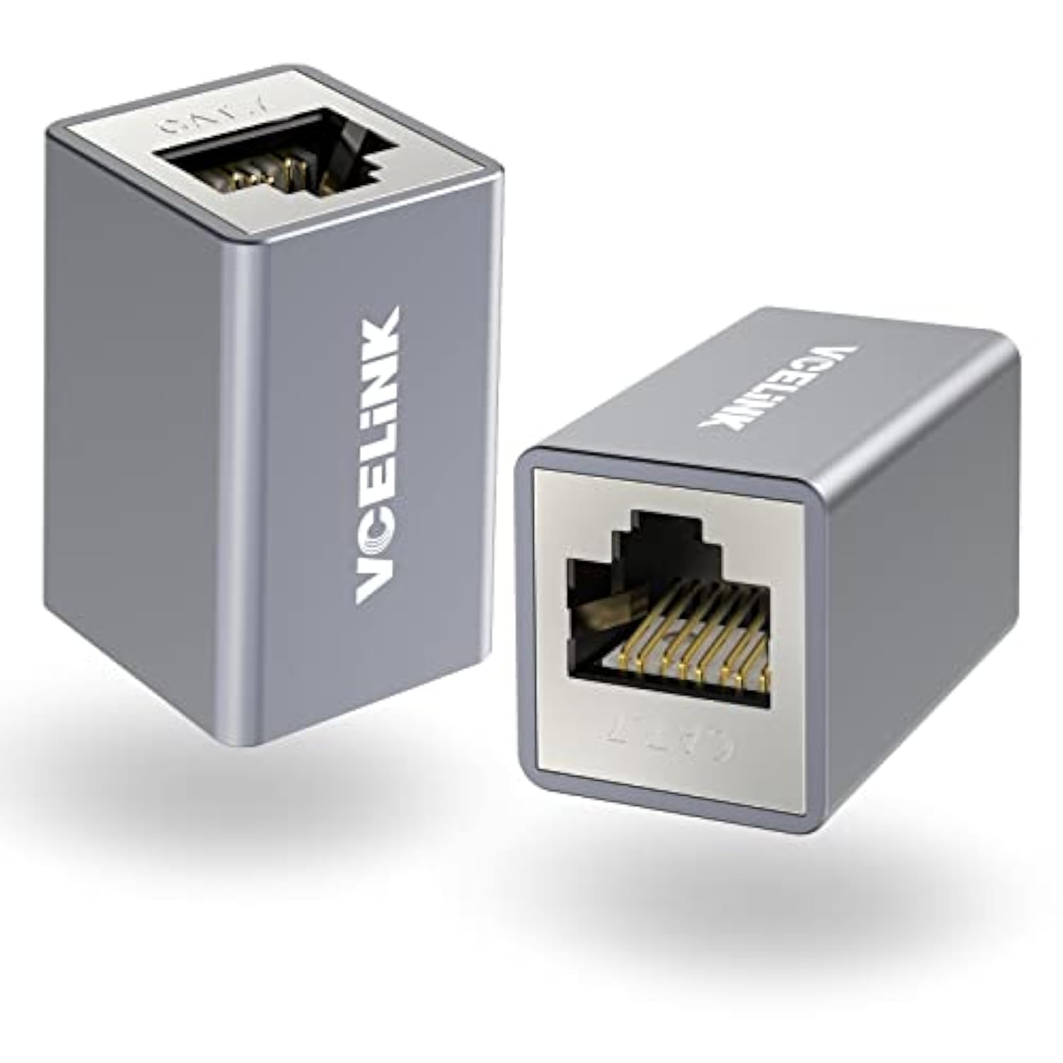 Cat7 Ethernet Coupler Female To Female, Shielded Rj45 Coupler Poe Cable Extend