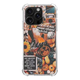 Fall Autumn Aesthetic Collage Phone Case Compatible With Iphone 16 Pro, Autumn Pumpkin Halloween Phone Case For Iphone 16 Pro, Cool Trendy Tpu Bumper Case Cover