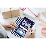 Mr Onederful Birthday Invitations For Boys, Little Man First Boy Birthday Party Supplies Decoration, 20 Cards With 20 Envelopes - C14