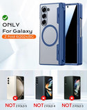for  Galaxy Z Fold 6 Case with MagSafe, [Screen Protection] [Hinge Protection] Translucent Strong Magnetic Shockproof Case for Galaxy Z Fold 6