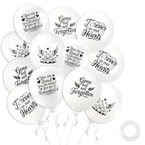 36 PCS Peace Funeral Memorial Balloons Remembrance Balloons Release in Sky
