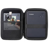 Hard Eva Carrying Storage Case Compatible With Canon Selphy Qx20 / Selphy Square Qx10 Compact Photo Printer Protective Travel Storage Box (Black)