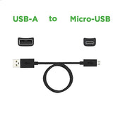 Motorola Essentials SKN6461A Micro-USB Data/Charging Cable- OEM for Droid Turbo, Moto E 2020, Moto E5 Plus, E6, G3, G4, G5 Plus, G5S, G5S Plus, G6 Play, G6 Forge [NOT G6 or G6 Plus]- (3.3 feet), Black