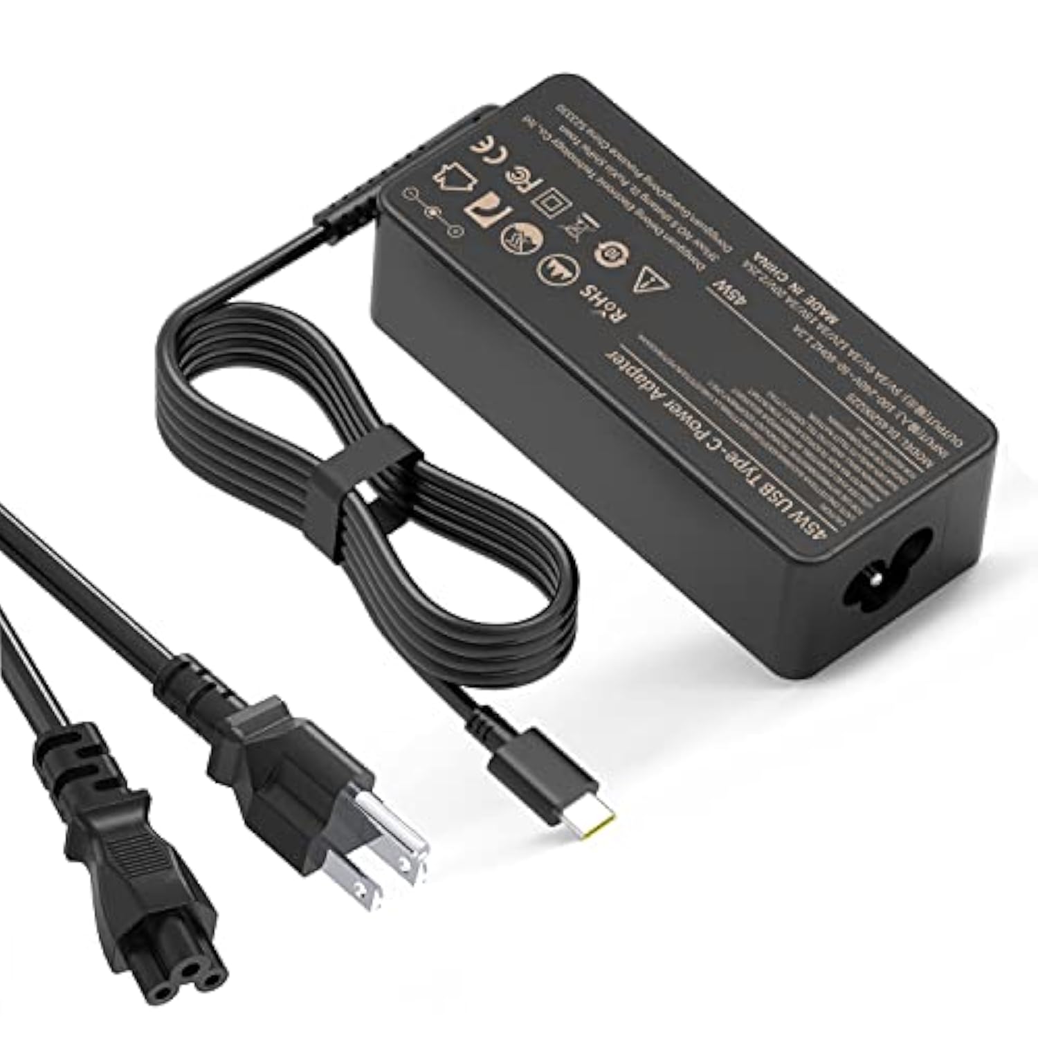 45W Usb-C Type C Laptop Charger For Dell Xps 13 9360 9350 9380 9370 9310 Latit