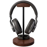 Headphone Holder Stand for Desk, Wood and Metal Headset Hanger Mount Hook Gaming Holder Desktop Earphone Artful Functional Craftsmanship Stand for