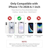 Heavy Duty Rugged Shockproof Case for iPhone 17e 5G - Blue/Green