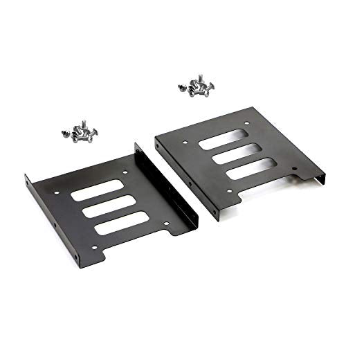 Hdd Ssd Mounting Bracket 2.5 To 3.5 Adapter Hard Drive Holder (Single Drive, Pack Of 2)