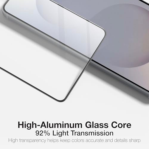 for Galaxy S26 Ultra [RADIX Full Glass] Screen Protector, Ultra Clear, High-Aluminum 9H Glass, Full Coverage, Case-Friendly, Oleophobic Coating,