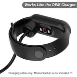 2-Pack Charger For Amazfit Band 5, Xiaomi Mi Band 7/6/5 Activity Fitness Tracker - Replacement Magnetic Charging Cable Usb Cord [50Cm/1.6Ft] (2)