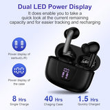 Wireless Earbuds for Google Pixel Buds Pro/10 Pro XL/9a/8/7,5.3 Black Bluetooth Headphones in-Ear with Stereo Bass Ear Buds ENC Noise Cancelling