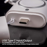 Portable Keychain Magnetic Charger For Apple Watch, 2580Mah Power Bank, 3-In-1 Fast Charging With Lightning, Usb-C, And Magnetic Charger For Iphone, Android, Earbuds, Iwatch, And More