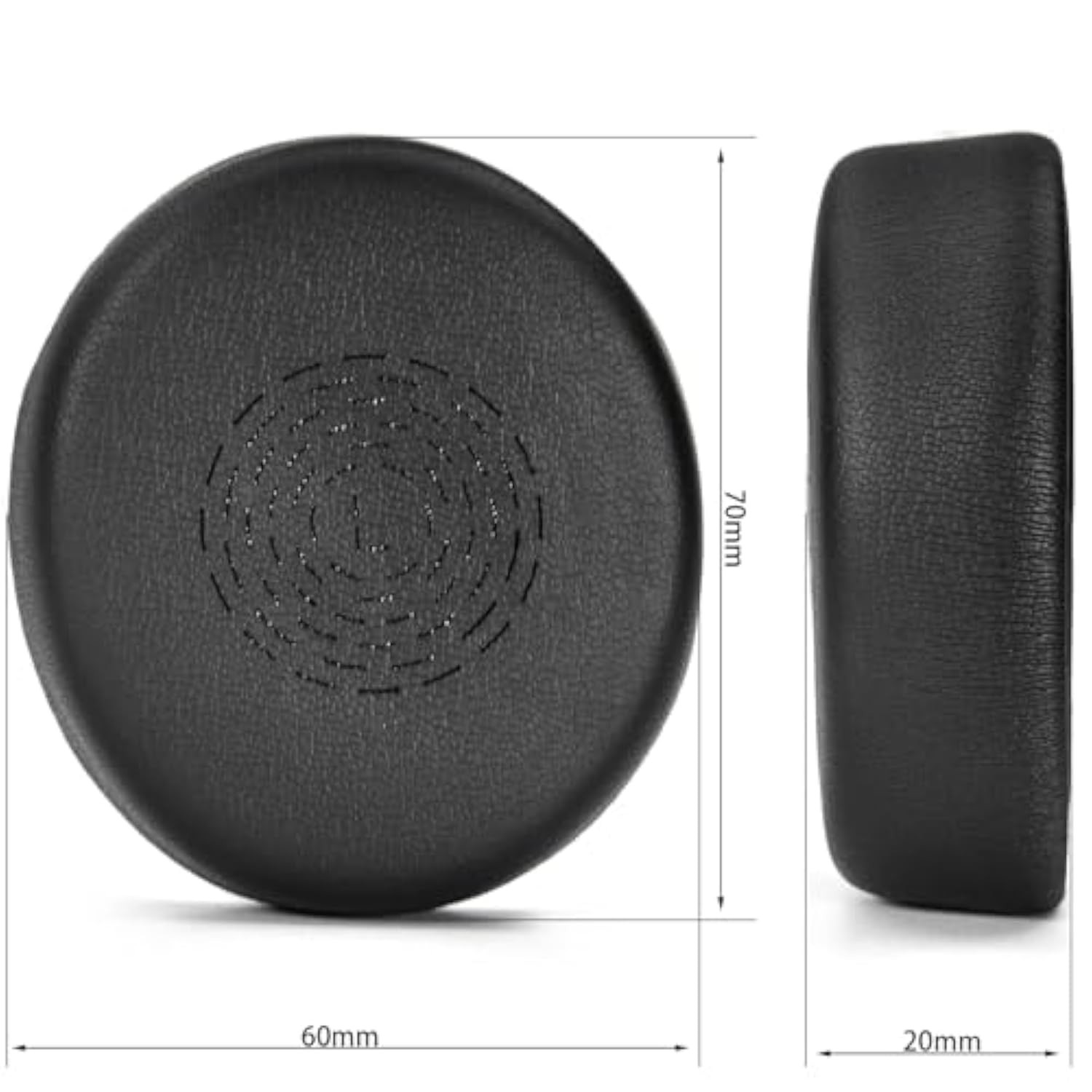 Evolve2 55 Ear Pads And Microphone Foam - Replacement Ear Cushions Compatible With Jabra Evolve2 55(55Ms 55Uc 55Usb) Wireless Headset, Ear Pads Cushions With Softer Protein Leather