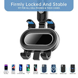 Rearview Mirror Phone Holder For Car,360°Rotatable And Retractable Multifunctional Rear View Mirror Phone Holder,Four Corners Fixed Anti-Shake Design,For All Mobile Phones And All Car
