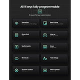 One-Handed Mechanical Keyboard Support Nkro, Hotkeys, One-Click Start,9 Fully