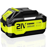 21V Max Lithium Ion Battery 3.0Ah Upgraded Version ()
