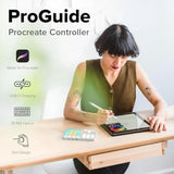 Proguide Wireless Keyboard For Procreate - Bluetooth Rechargeable Macro Pad Mi