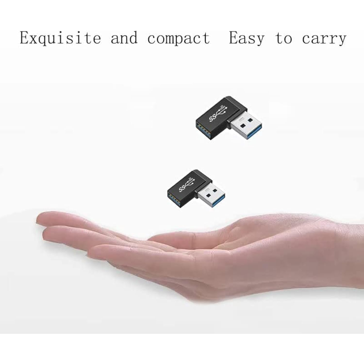 90 Degree Right Angle Usb 3.0 Male To Female Expansion Adapter For Connecting