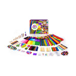 Arts And Crafts Vault - Craft Supplies Kit In A Box For Kids Ages 4 5 6 7 8 9 10 11 & 12 Year Old Girls & Boys - Crafting Set Kits - Gift Ideas For Kid Art Activity Gifts