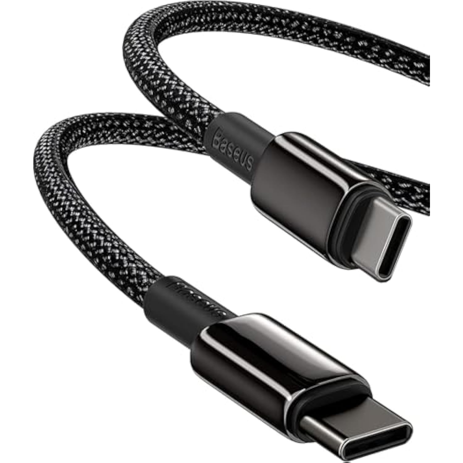 USB C Cable, Baseus 100W PD 5A QC 4.0 Fast Charging USB C to USB C Cable, Zinc