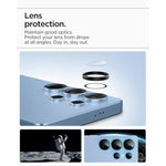 Spigen Camera Lens Screen Protector [GlasTR EZ Fit Optik Pro] Designed for Galaxy S25 Ultra [Case Friendly] - Black [2 Pack]
