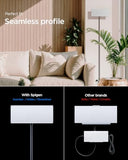 Wall Mount Designed For Starlink Gen 3 With Cable Organizer Tie, Caddy, Starlink Standard V3 2 In 1 Mesh Router Power Supply Mounting Kit, Wall Holder Stand - White (Design Patent Pending)