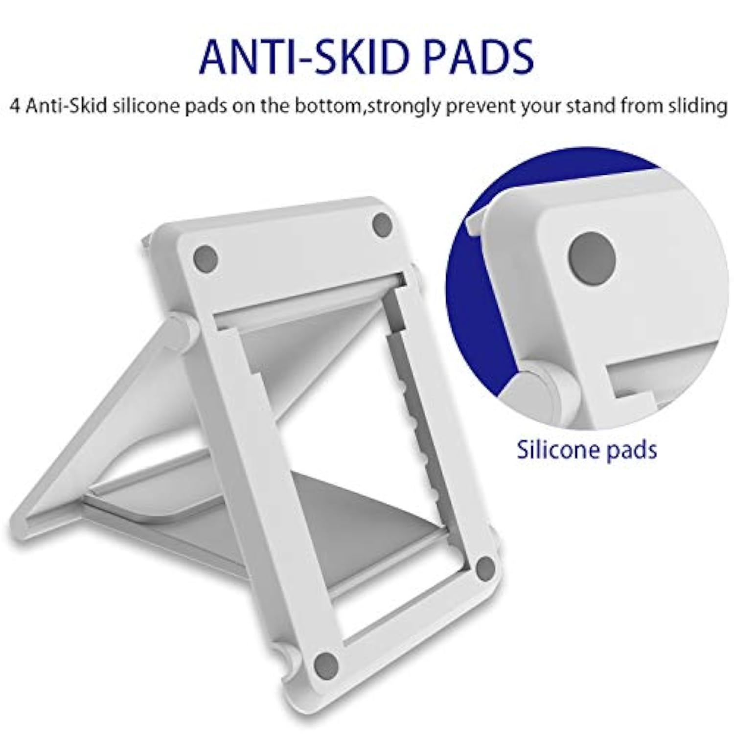 6Pack Desktop Cell Phone Stand Holder, Portable Universal Desk Stand For All Mobile Smart Phone Tablet Display