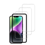 Easy Alignment Frame Designed For iPhone14 Plus Tempered Glass Screen Protector Film 3-Pack