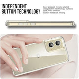 For Motorola Moto G-Stylus-5G-2024 Case: Military-Grade Shockproof Phone Cover With Tempered Glass Screen Protector, Anti-Scratch & Reinforced Bumpers - Crystal Clear