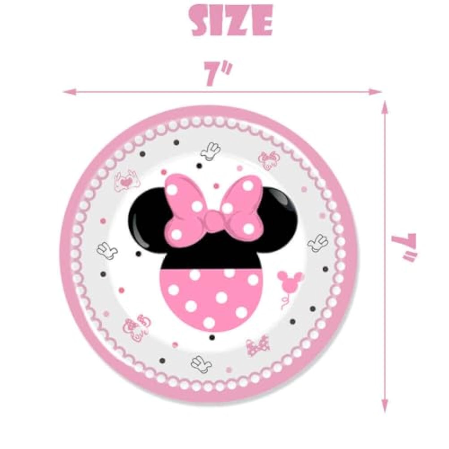 80 Pcs Pink 3Rd Birthday Party Tableware Pink Wild Three Paper Plates Napkins Forks For Girls Three Years Old Birthday Party Supplies Decorations